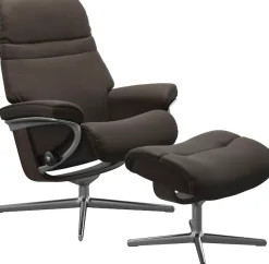 Stressless® Relaxsessel »Sunrise« mit Cross Base, Größe S, M & L, Holzakzent Wenge