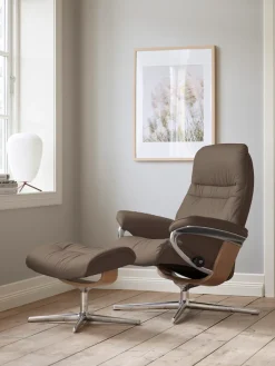Stressless® Relaxsessel »Sunrise« mit Cross Base, Größe S, M & L, Holzakzent Eiche