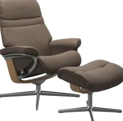 Stressless® Relaxsessel »Sunrise« mit Cross Base, Größe S, M & L, Holzakzent Eiche