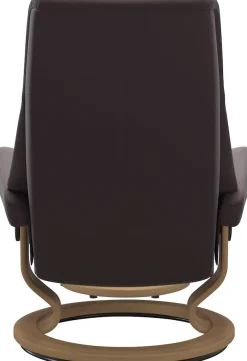 Stressless® Relaxsessel »View« Set, Relaxsessel mit Hocker,mit Classic Base, Größe M,Gestell Eiche