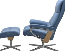 Stressless® Relaxsessel »View« mit Cross Base, Größe S, M & L, Holzakzent Eiche