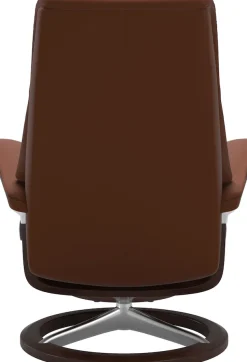 Stressless® Relaxsessel »View« Set, Relaxsessel mit Hocker,mit Signature Base, Größe S,Gestell Braun