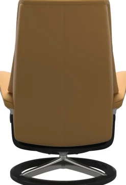 Stressless® Relaxsessel »View« Set, Relaxsessel mit Hocker,mit Signature Base, Größe S,Gestell Schwarz