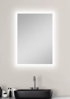 Talos Badspiegel 50x70 cm- Spiegel mit Beleuchtung