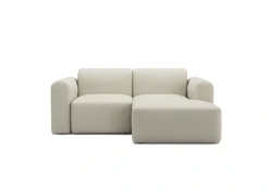 Tenksom Ecksofa »Rund, kompakte Relax-Ecke, für kleine Räume, hoher Sitzkomfort« Bezüge wechselbar, Kaltschaum im Sitz, Nordic Swan Ecolabel