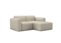Tenksom Ecksofa »Rund, kompakte Relax-Ecke, für kleine Räume, hoher Sitzkomfort« Bezüge wechselbar, Kaltschaum im Sitz, Nordic Swan Ecolabel