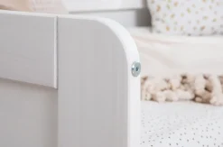 Ticaa Funktionsbett »Melinda, Daybett, Jugendbett, 2 Schlafplätze, Schublade auf Rollen« 90x200cm,FSC®-zertifizierte Kiefer, 2 Rollroste, Massivholz