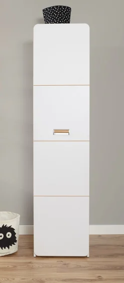 Ticaa Jugendzimmer-Set »Lori« Set, Bett, Schrank, Schreibtisch, Standregal, Wandregal, Nachttisch, 6 Stk. tlg. Bett + Schrank + Schreibtisch + Standregal + Wandregal + Nachttisch