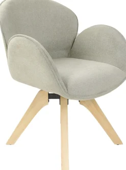 TOM TAILOR HOME Armlehnstuhl »WINGS ARMCHAIR« (Set) 2 Stk.mit Armlehnen, drehbar, Rückholfunktion, Massivholzgestell