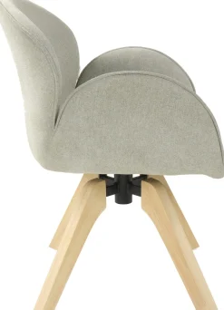 TOM TAILOR HOME Armlehnstuhl »WINGS ARMCHAIR« (Set) 2 Stk.mit Armlehnen, drehbar, Rückholfunktion, Massivholzgestell