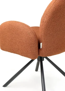 TOM TAILOR HOME Armlehnstuhl »PEBBLE ARMCHAIR« (Set) 2 Stk.Esszimmerstuhl, mit Armlehnen, 4-Fußgestell, 140 kg belastbar, drehbar