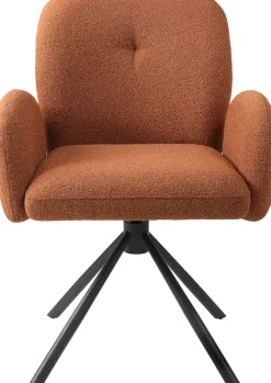 TOM TAILOR HOME Armlehnstuhl »PEBBLE ARMCHAIR« (Set) 2 Stk.Esszimmerstuhl, mit Armlehnen, 4-Fußgestell, 140 kg belastbar, drehbar