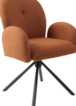 TOM TAILOR HOME Armlehnstuhl »PEBBLE ARMCHAIR« (Set) 2 Stk.Esszimmerstuhl, mit Armlehnen, 4-Fußgestell, 140 kg belastbar, drehbar