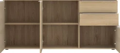TOM TAILOR HOME Kommode Lowboard, Breite 165 cm,3 Türen,2 Schubladen, viel Stauraum