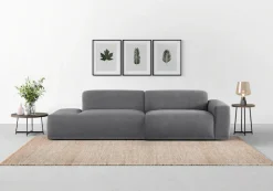 TRENDMANUFAKTUR Big-Sofa »Braga, mit hochwertigem Kaltschaum, Megasofa, in Cord erhältlich« modernes Big-Sofa, Couch mit hohem Sitzkomfort, 277/72/107 cm (B/H/T)