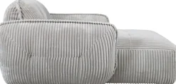 TRENDMANUFAKTUR Chaiselongue »Be Fluffy, mit Rundumbezug, Loveseat mit moderner breiter Kedernaht« mit softem Sitzkomfort, in hochwertigem Breitcord mit weicher Haptik