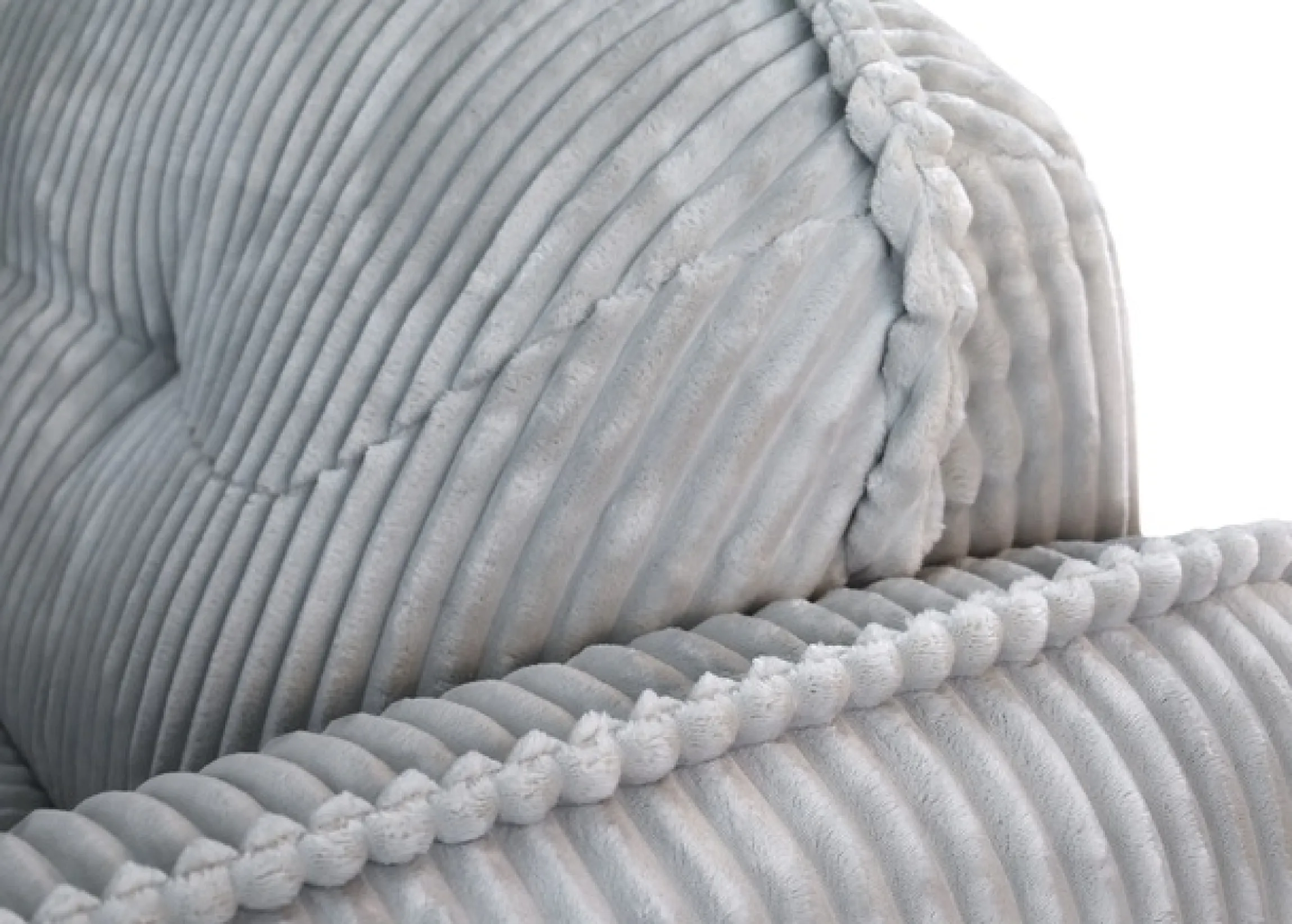 TRENDMANUFAKTUR Chaiselongue »Be Fluffy, mit Rundumbezug, Loveseat mit moderner breiter Kedernaht« mit softem Sitzkomfort, in hochwertigem Breitcord mit weicher Haptik