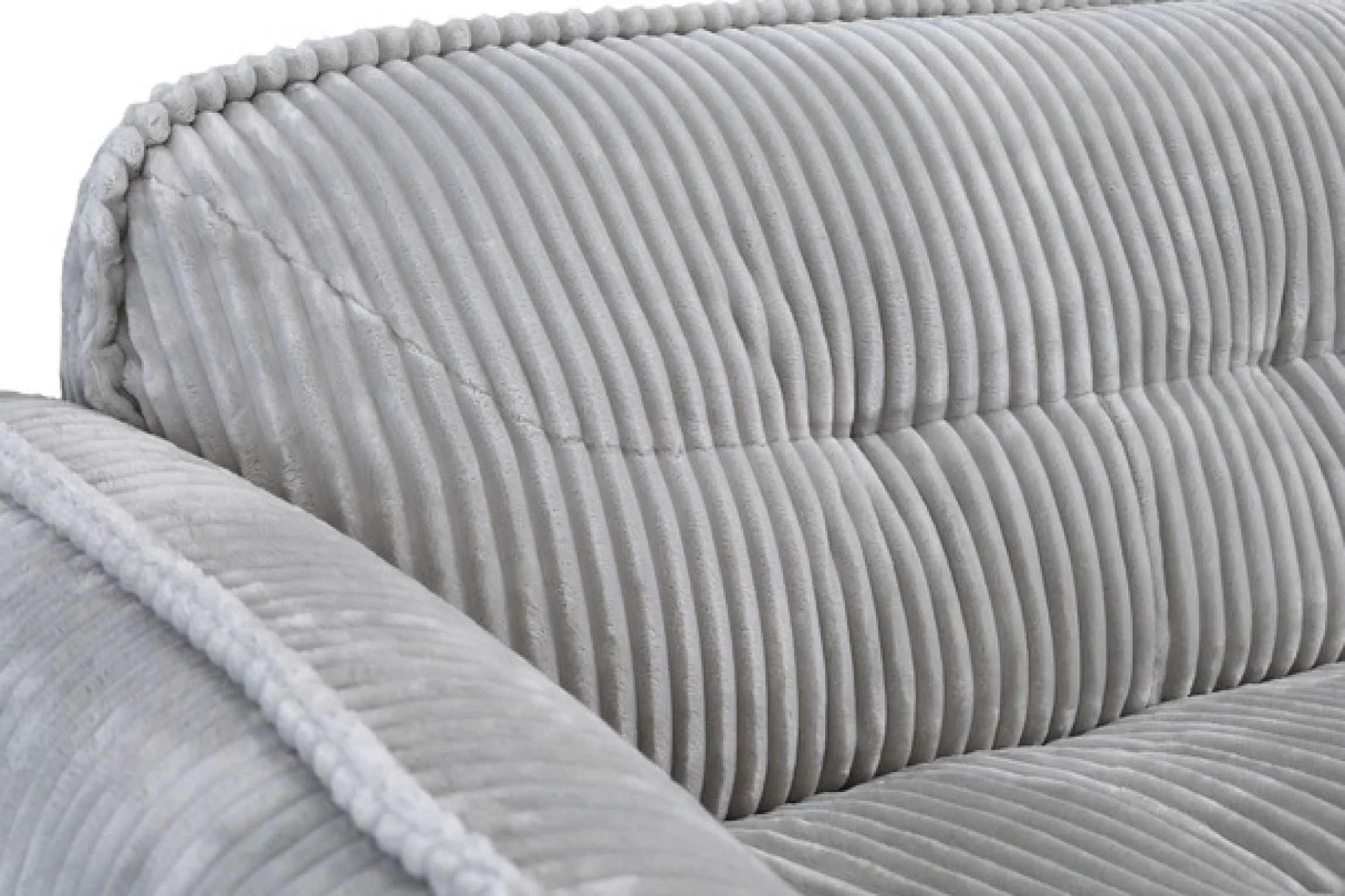 TRENDMANUFAKTUR Chaiselongue »Be Fluffy, mit Rundumbezug, Loveseat mit moderner breiter Kedernaht« mit softem Sitzkomfort, in hochwertigem Breitcord mit weicher Haptik