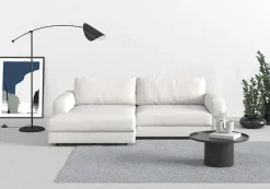 TRENDMANUFAKTUR Ecksofa »Bourbon, Mega Designsofa mit tollem Sitzkomfort, Breite 250cm, L-Form« extra tiefe Sitzfläche, wahlweise mit Sitztiefenverstellung