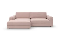 TRENDMANUFAKTUR Ecksofa »Bourbon Mega_Ecke mit tollem Sitzkomfort, Breite 250cm, L-Form« mit extra hohem Sitzkomfort, auch in Cord erhältlich