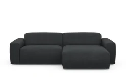 TRENDMANUFAKTUR Ecksofa »Braga, mit hochwertigem Kaltschaum, L-Form , in Cord erhältlich« modernes Sofa, Couch mit hohem Sitzkomfort, 255/72/160 cm (B/H/T)
