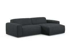 TRENDMANUFAKTUR Ecksofa »Braga, mit hochwertigem Kaltschaum, L-Form , in Cord erhältlich« modernes Sofa, Couch mit hohem Sitzkomfort, 255/72/160 cm (B/H/T)