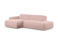 TRENDMANUFAKTUR Ecksofa »Braga, mit hochwertigem Kaltschaum, L-Form, in Cord erhältlich« modernes Sofa, Couch mit hohem Sitzkomfort, 275/72/160 cm (B/H/T)