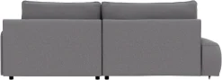TRENDMANUFAKTUR Ecksofa »Fordon II, Schlafsofa mit Bettkasten, Couch in L-Form, Breite 250 cm« in Struktur LUMOS, 3D-Effekt, anthrazit, Armlehne rechts