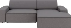 TRENDMANUFAKTUR Ecksofa »Graz, wahlweise mit Sitzvorschub und Bettkasten, L-Form, Breite 246 cm« in Cord-, haustierfreundlichem LEO Struktur- oder LUMOS-3D-Bezug