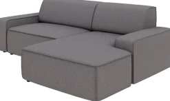TRENDMANUFAKTUR Ecksofa »Graz, wahlweise mit Sitzvorschub und Bettkasten, L-Form, Breite 246 cm« in Cord-, haustierfreundlichem LEO Struktur- oder LUMOS-3D-Bezug
