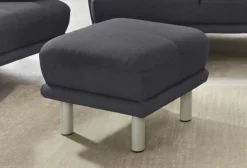TRENDMANUFAKTUR Hocker »Cecilia II, modern und elegant, B/T 66/66cm«