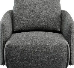 TRENDMANUFAKTUR Sessel »Shawn, Loungesessel, Designsessel, elegant geschwungen Armlehnen« organische Form, bequem, mit hochwertigem Bezug