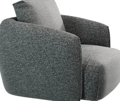 TRENDMANUFAKTUR Sessel »Shawn, Loungesessel, Designsessel, elegant geschwungen Armlehnen« organische Form, bequem, mit hochwertigem Bezug