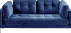 Trends by HG 2-Sitzer »Landau« in Cord-Stoff mit Metallfuß