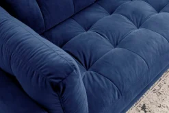 Trends by HG 2-Sitzer »Landau« in Cord-Stoff mit Metallfuß