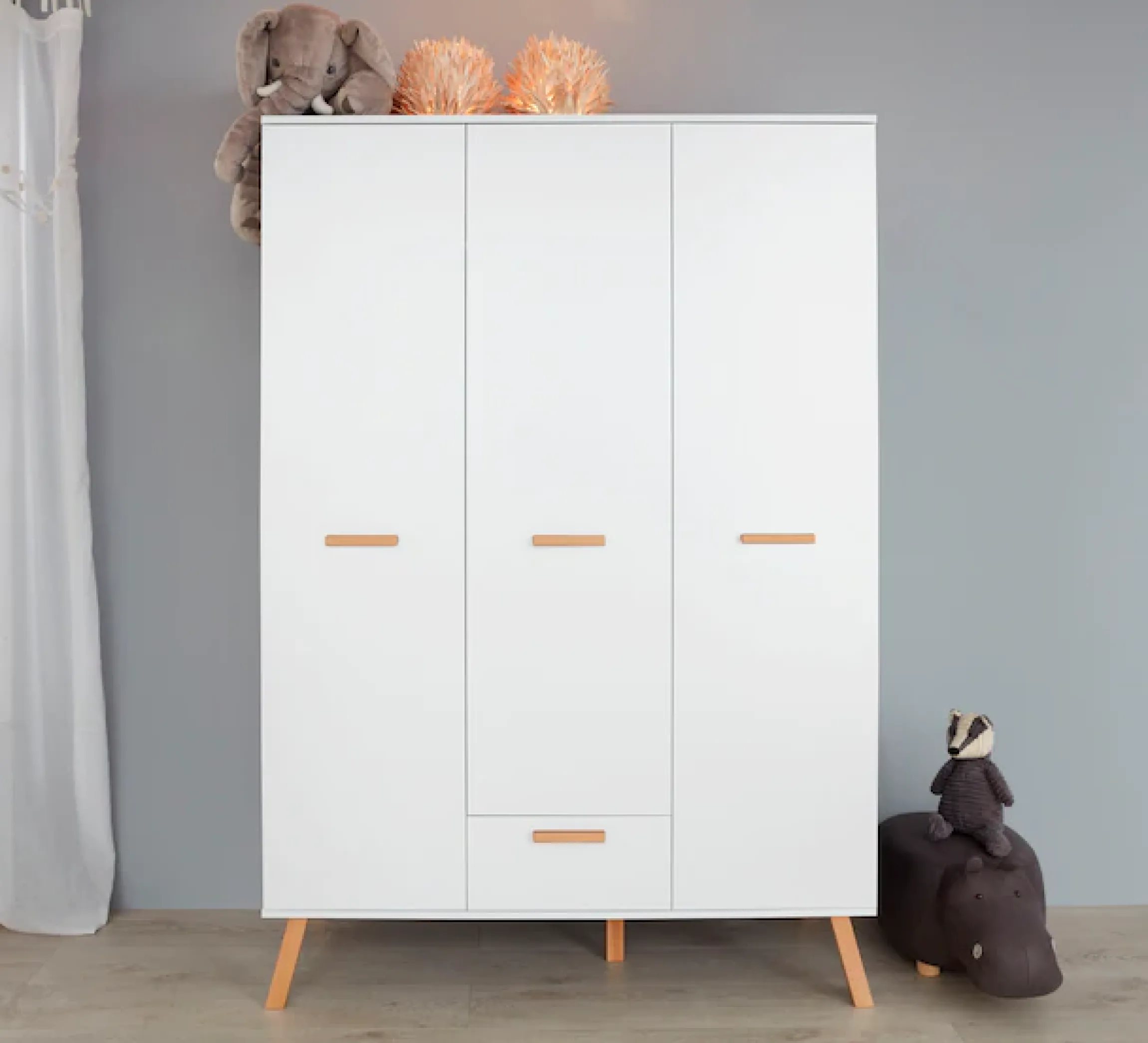 trendteam Babymöbel-Set »Mats« Set, Bett, Wickelkommode, Schrank, 3 tlg.