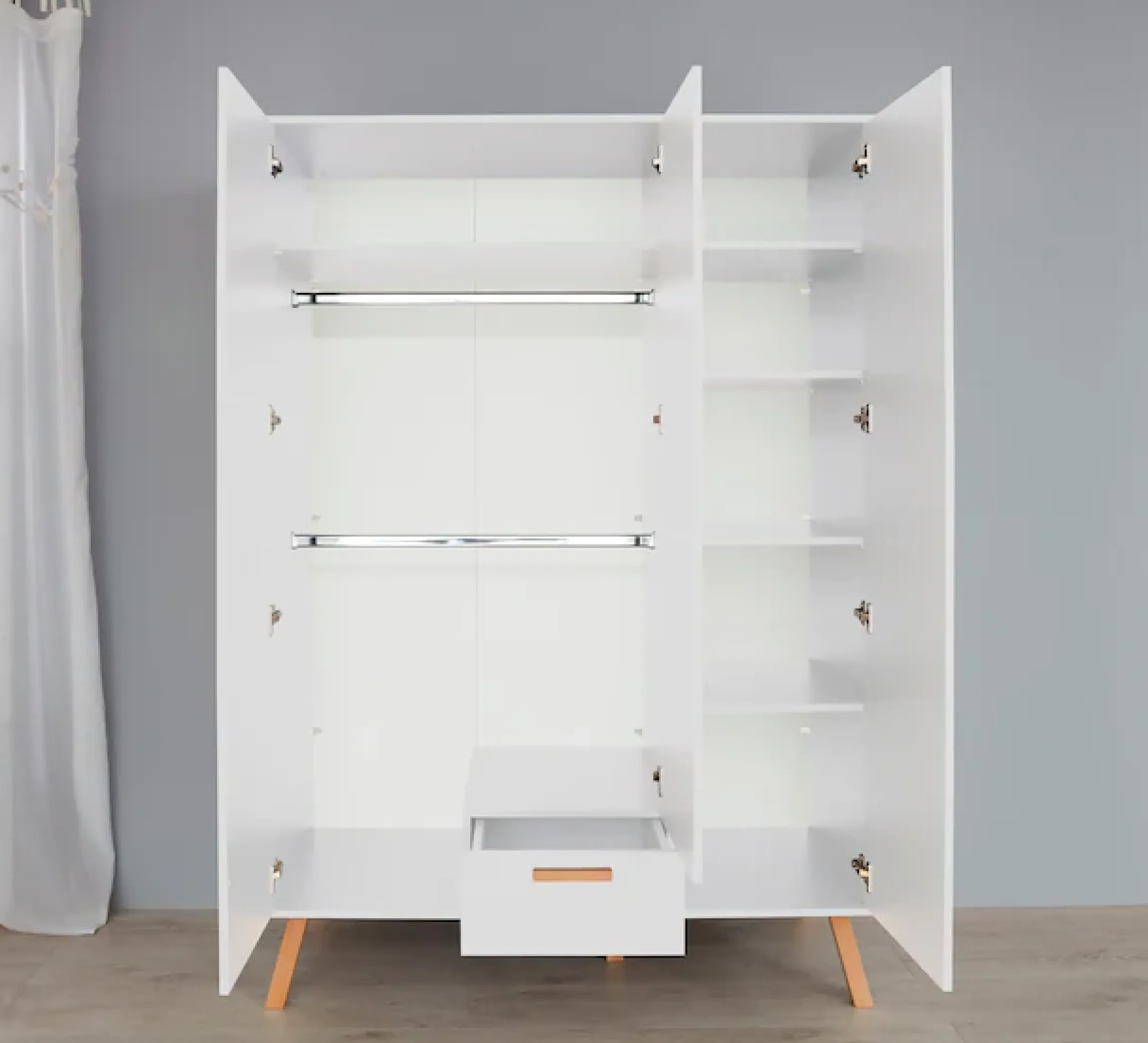 trendteam Babymöbel-Set »Mats« Set, Bett, Wickelkommode, Schrank, 3 tlg.