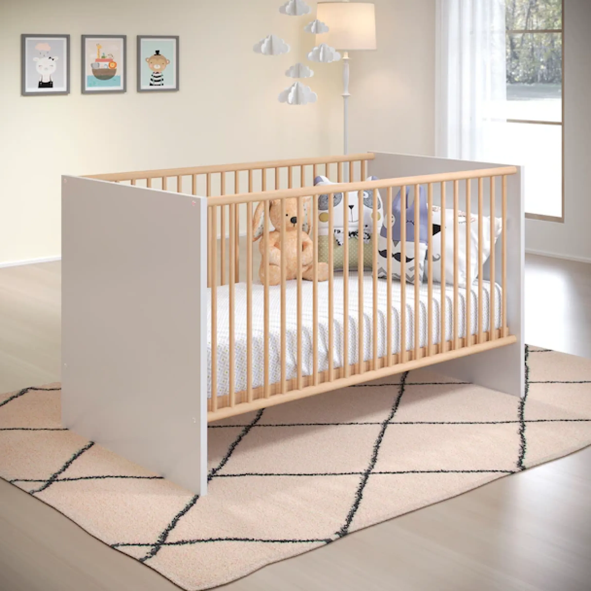 trendteam Babymöbel-Set »Mats« Set, Bett, Wickelkommode, Schrank, 3 tlg.
