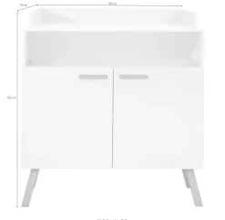 trendteam Wickelkommode »Mats« bis 15 kg 96 cm