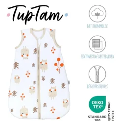 TupTam Babyschlafsack »Kugelschlafsack Baby Ganzjahres Schlafsack Ärmellos Wattiert«