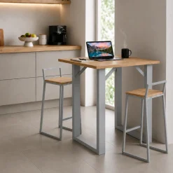 VCM Bartisch »Holz Bartisch Stehtisch Tisch Tresen Xona 80x80 cm« 1 Stk. tlg.