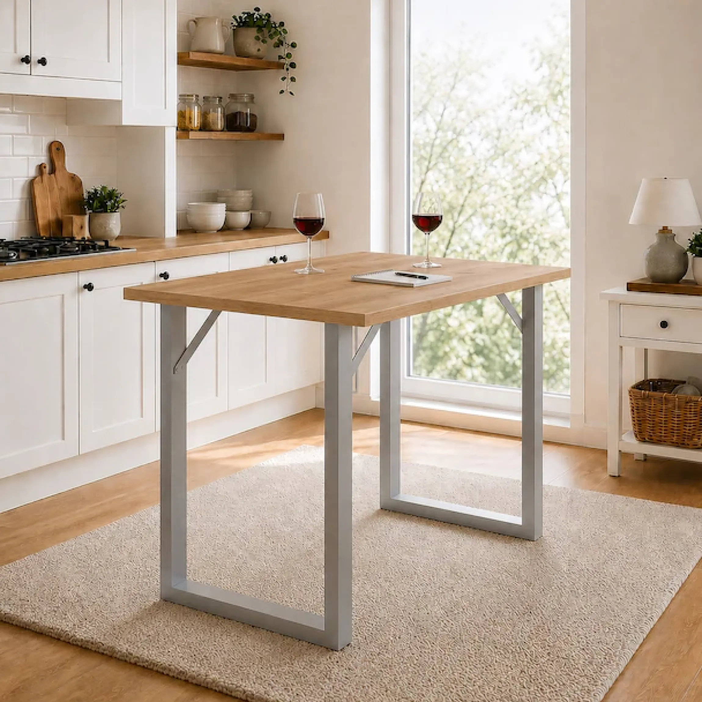 VCM Bartisch »Holz Bartisch Stehtisch Tisch Tresen Xona 110x50cm« 1 Stk. tlg.