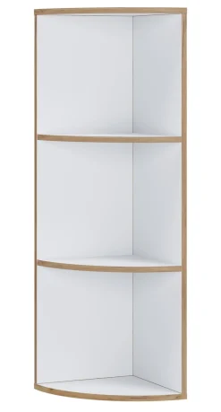 VCM Bücherregal »Elegantes Holzregal Eckregal Regal Salia 3fach« 1 Stk. tlg.