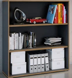 VCM Bücherregal »Holz Büro Regal Bücher Ordner Aktenregal Salia 3f« 1 Stk. tlg.