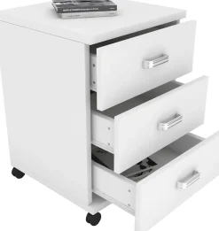 VCM Container »Holz Rollcontainer Bürocontainer Schublade Tobila« 1 Stk. tlg.