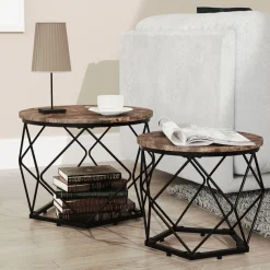VCM Couchtisch »2er Set Beistelltisch Sofatisch Helaro M« 2 Stk. tlg.