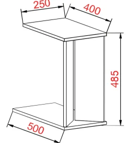 VCM Couchtisch »Holz Beistelltisch Couchtisch Sofatisch Nachto M« 1 Stk. tlg.
