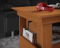 VCM Couchtisch »Holz Couchtisch Kobila höhenverstellbar ausziehbar« 1 Stk. tlg.