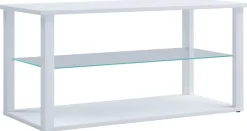 VCM Couchtisch »Holz Sofatisch Couchtisch Glas Tisch Wanilo L« 1 Stk. tlg.