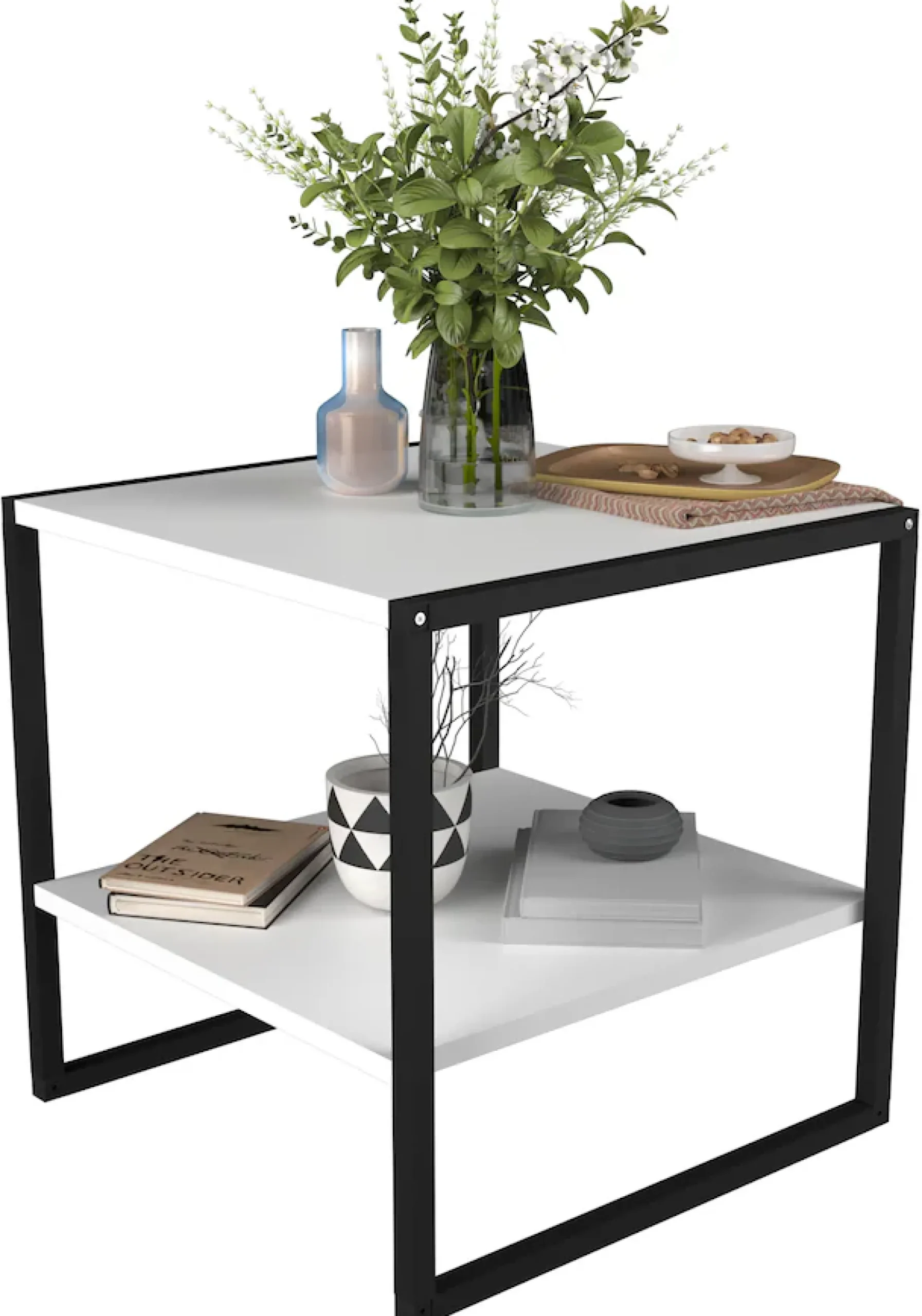 VCM Couchtisch »Quadratischer Sofatisch Couchtisch Insasi M« 1 Stk. tlg.